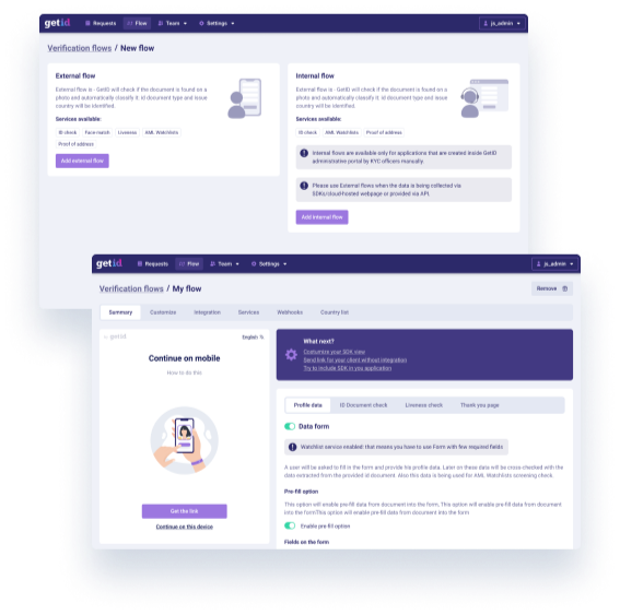 KYC Flow Builder